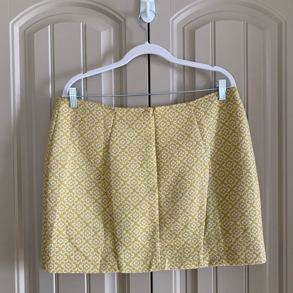 Urban Outfitters Coincidence & Chance Yellow Brocade Mini Skirt - Picture 2 of 8